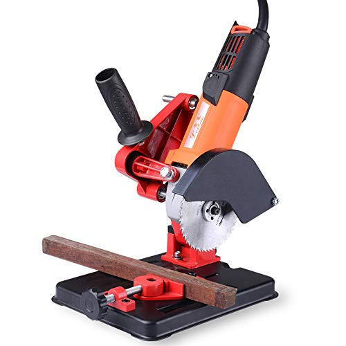 Akozon Grinder Stand Holder Angle Grinder Stand Angle Grinder Bracket Holder Cutting Machine Base for 100-125 Angle Mill