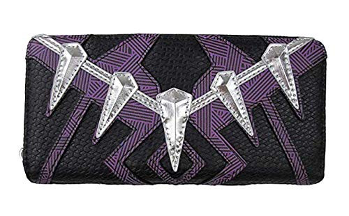 Loungefly x Marvel Black Panther Zip-Around Wallet (Black Multi, One Size) Loungefly x Marvel Black Panther Zip-Around Wallet (Black Multi, One Size)