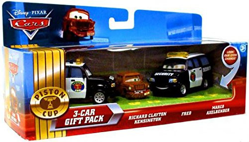 Disney / Pixar CARS Movie 155 Die Cast Cars with Lenticular Eyes 3Car Gift Pack Richard Clayton Kensington, Fred Marco Axelbender