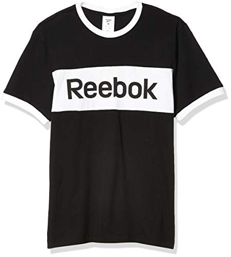 Reebok Training Essentials Blocked Tee, Black, Small