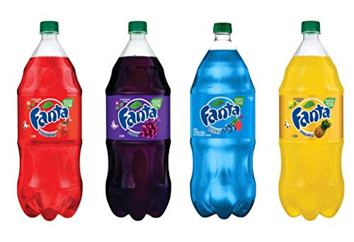 LUV BOX-Variety Fanta Pack , 2L, Pack of 4 , Pineapple ,Grape , Berry ,