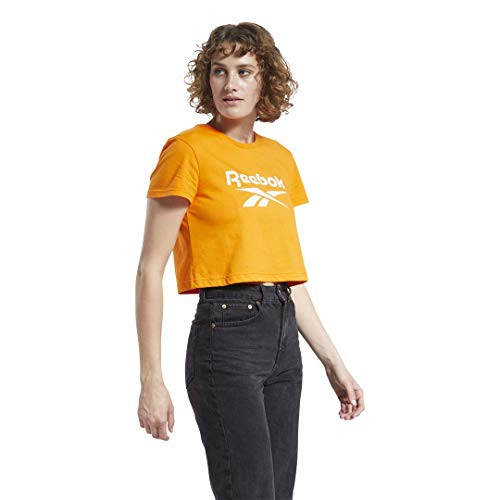 Reebok Big Logo Tee, High Vis Orange, L