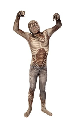 Morphsuits Kids Zombie Monster Costume - Small 3'-3'5/6-8 Years