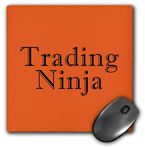 3dRose Mouse Pad Orange Trade Ninja - 8 by 8-inches -mp-325143-1- 3dRose Mouse Pad Orange Trade Ninja - 8 by 8-inches -mp-325143-1-
