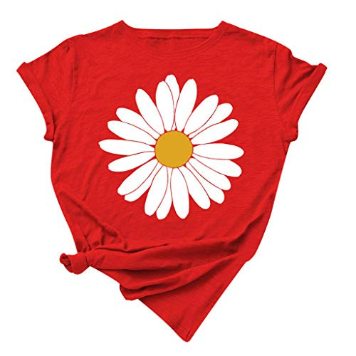 Dosoop Womens Summer Daisy Printed T Shirt Teen Girls Graphic Short Sleeve Casual Crewneck Cute Tees Tops Blouse Dosoop Womens Summer Daisy Printed T Shirt Teen Girls Graphic Short Sleeve Casual Crewneck Cute Tees Tops Blouse