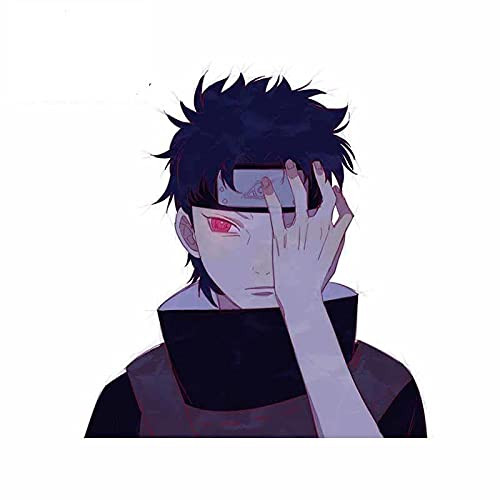 13cm for Itachi peeker Anime Peeking Sticker Window Car Vinyl Decal Car Truck Decal Bumper