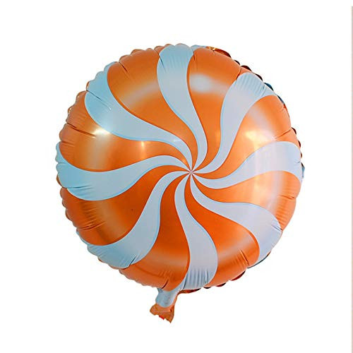 CHIC and TNK Candy Foil Balloons Helium Balloon Wedding Decorations Baloon Air Balls Happy Birthday Inflatable Toys Supplies,Orange