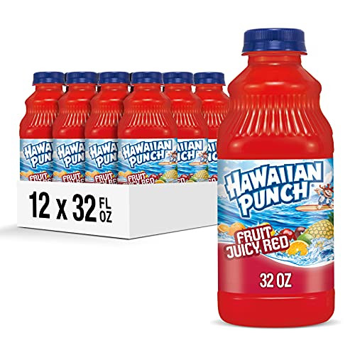 Mott's Hawaiian Punch Fruit Juicy Red, 32-Ounce Bottles -Pack of 12- Mott's Hawaiian Punch Fruit Juicy Red, 32-Ounce Bottles -Pack of 12-