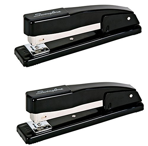 Swingline Commercial Desk Stapler, 20-Sheet Capacity, Black, Case of 2