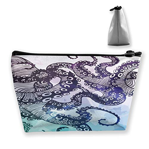 Clolorful Blue Octopus Cosmetic Bag Cosmetic Case Toiletry Bag Travel Case Makeup Bag Organizer For Women Travel Gifts Clolorful Blue Octopus Cosmetic Bag Cosmetic Case Toiletry Bag Travel Case Makeup Bag Organizer For Women Travel Gifts