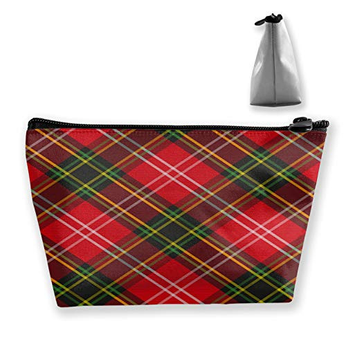 Red Tartan Green Plaid Cosmetic Bag Cosmetic Case Toiletry Bag Travel Case Makeup Bag Organizer For Women Travel Gifts Red Tartan Green Plaid Cosmetic Bag Cosmetic Case Toiletry Bag Travel Case Makeup Bag Organizer For Women Travel Gifts
