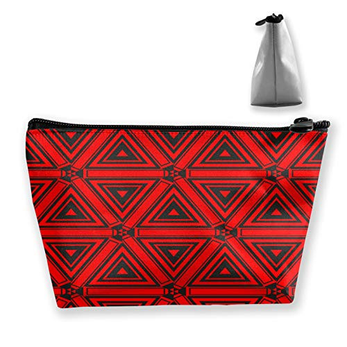 Geometric Red Black Plaid Tartan Cosmetic Bag Cosmetic Case Toiletry Bag Travel Case Makeup Bag Organizer For Women Travel Gifts Geometric Red Black Plaid Tartan Cosmetic Bag Cosmetic Case Toiletry Bag Travel Case Makeup Bag Organizer For Women Travel Gifts
