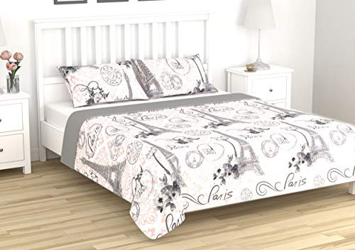 Safdie & Co. Luxury Set Quilt Full/DoubleQueen, Light Grey 3