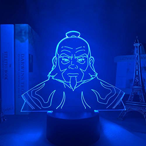 Acrylic Led Night Light Avatar The Last Airbender for Kids Child Bedroom Decor Nightlight Avatar Figure Desk 3D Lamp ?Touch