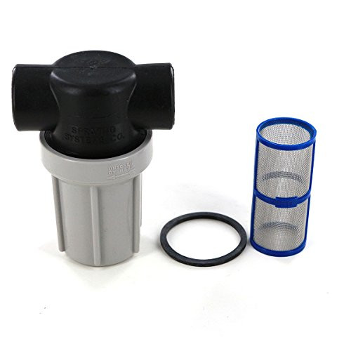 TeeJet AA122-3/4-PP-16 Line Strainer with CP23173-EPR O-Ring and CP45102-3-SSPP Screen 50 Mesh -Bundle, 3 Items-
