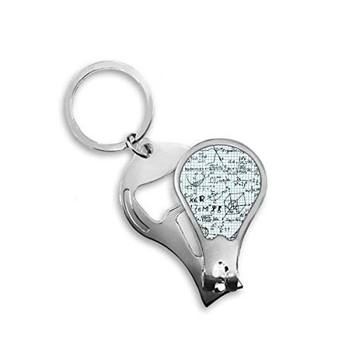 Geometry Mathematical Formulas Calculus Figure Fingernail Clipper Cutter Opener Key Chain Scissor