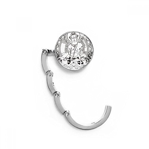 Culture Guanyin Chinese Character Figure Table Hook Decorative Clasp Extension Foldable Hanger