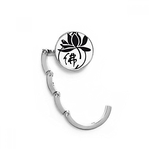 Culture Religion Lotus Character Figure Table Hook Decorative Clasp Extension Foldable Hanger