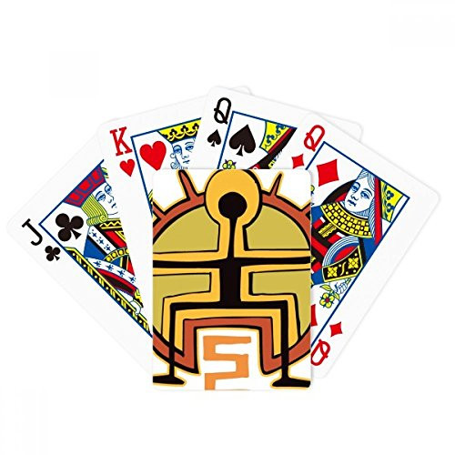 DIYthinker Egypt Figure Sun Totem Abstract Poker Playing Magic Card Fun Board Game