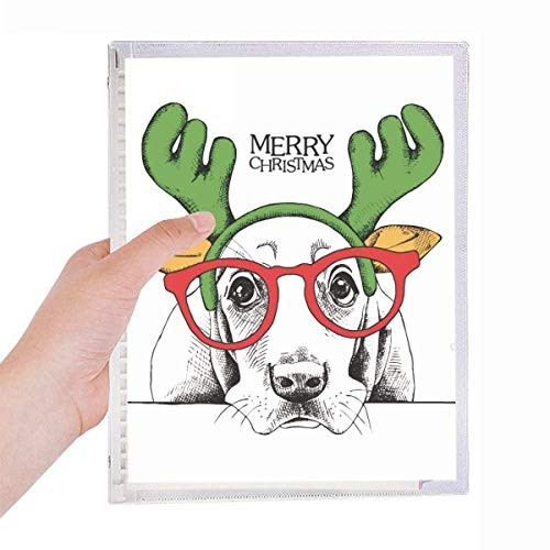 Clothes Lovely Dog Watercolor Illustration Notebook Loose Leaf Diary Refillable Journal Stationery