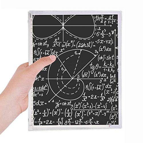 Formulas Science Calculus Stick Figure Notebook Loose Leaf Diary Refillable Journal Stationery