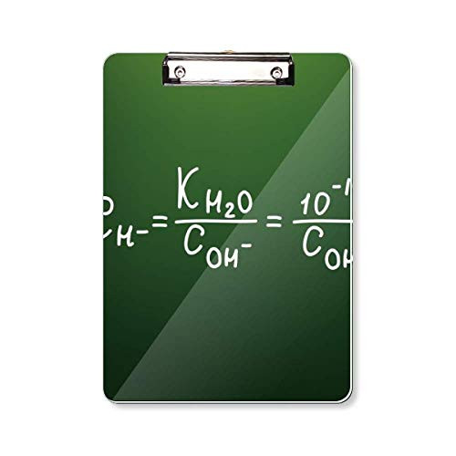 Chemistry Kowledge Ion Product Clipboard Folder Writing Pad Backing Plate A4
