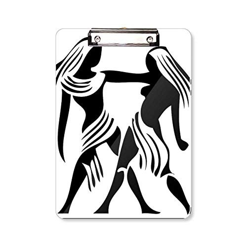 Constellation Gemini Zodiac Sign Clipboard Folder Writing Pad Backing Plate A4