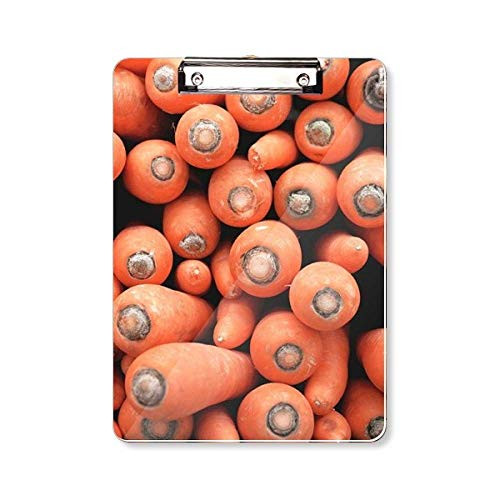 Fresh Vagetable Carrots Picture Photography Clipboard Folder Writing Pad Backing Plate A4