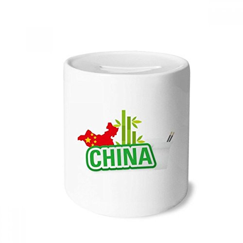 DIYthinker China Map Bamboo Green China Town Money Box Ceramic Coin Case Piggy Bank Gift DIYthinker China Map Bamboo Green China Town Money Box Ceramic Coin Case Piggy Bank Gift