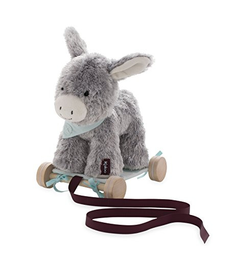 Kaloo Les Amis 2-in-1 Pull Along Donkey-Grey Plush