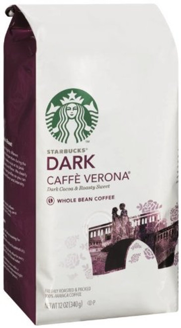Starbucks Caffe Verona Whole Bean Coffee,12 Ounce (Pack of 3) Starbucks Caffe Verona Whole Bean Coffee,12 Ounce (Pack of 3)