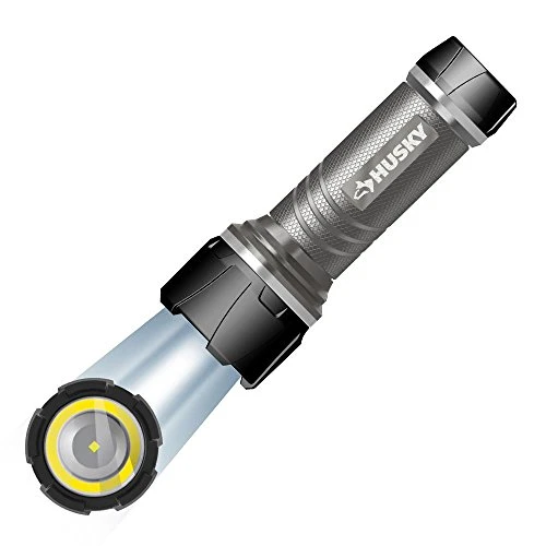Husky 16FL1111 500-Lumen LED Dual Beam Unbreakable Aluminum Flashlight