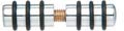 C.R. LAURENCE 3109CH CRL Chrome Double Glass Shelf Support C.R. LAURENCE 3109CH CRL Chrome Double Glass Shelf Support