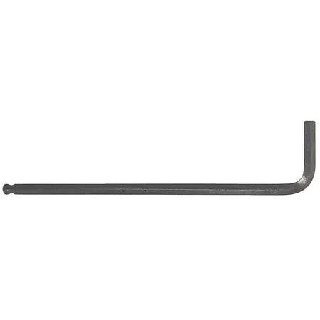 MDMprint Metric Plain Ball Hex Key, 6 mm Tip Size, 5 27/64 in Long, 6 mm Short