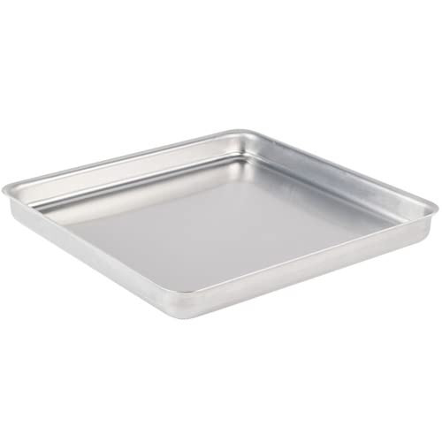 American Metalcraft SQ1615 Square Deep Dish Pan, Aluminum, 1.5" H, 16" W, 16" L