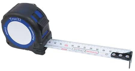 Tape Measure,1 in x 16 ft,Black/Blue