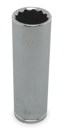 1/4" Drive, 3/16" 12 pt. SAE Socket, 12 Points