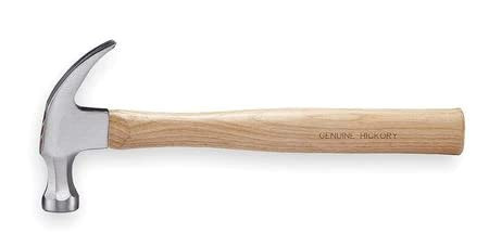 Curved Claw Hammer, 20 Oz, Hickory Handle