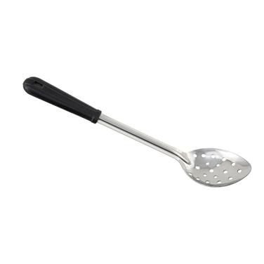 Winco Stainless Steel Perforated Basting Spoon, 15 inch - 1 each.