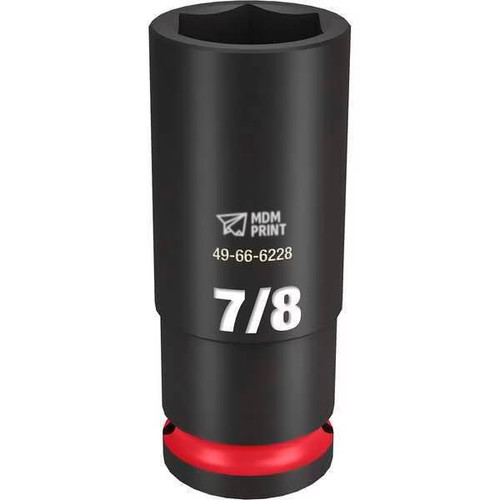 Impact Duty 1/2" Drive 7/8" Deep Well 6 Point Impact Socket