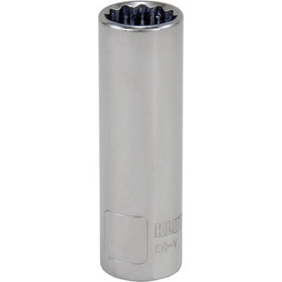 Klutch Deep Socket - SAE, 13/16in. 3/8in.-Drive, 12-Pt.
