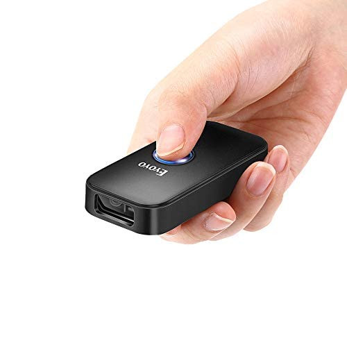 Eyoyo Wireless 1D Barcode Scanner Bluetooth, 2.4G Wireless & Wired 3-in-1 Bar Code Scanner Portable USB 1D ISBN Book Reader, Compatible with Tablet iPhone iPad Android Windows Mac OS