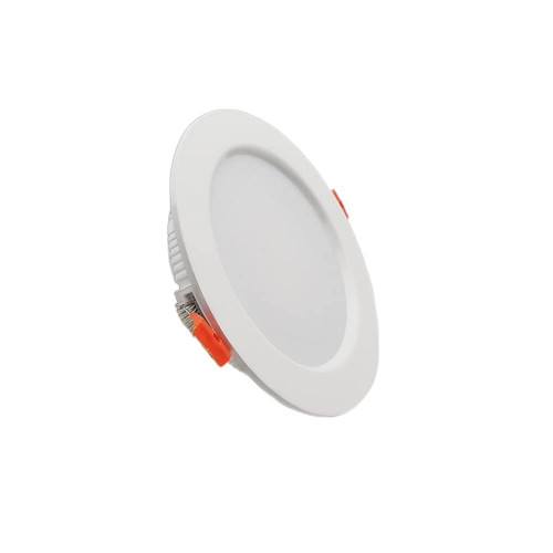 OEIEFE Ultra-Thin 2 Inch 3W Led Round Energy Saving Recessed Ceiling Downlight Nordic Modern Anti-Glare Die-cast Aluminum Embedded Spotlight Aisle Living Room Villa Decorative Panel Light Baffle Trim