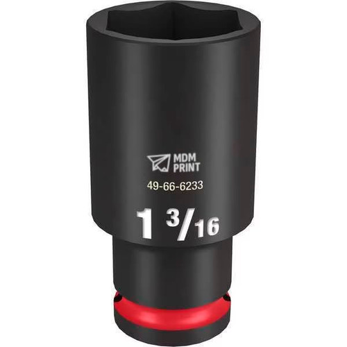 Impact Duty 1/2" Drive 1-3/16" Deep Well 6 Point Impact Socket