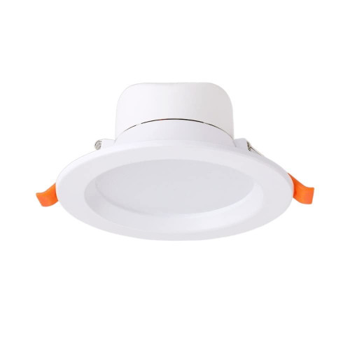 OKLUCK Ultra-Thin 3w/5w/7w Led Round Energy Saving Panel Light Embedded The Mall Ceiling Illumination Downlight Recessed Clothing High Ra Anti-Glare Spotlight Baffle Trim (Color : Warm Light_3w)
