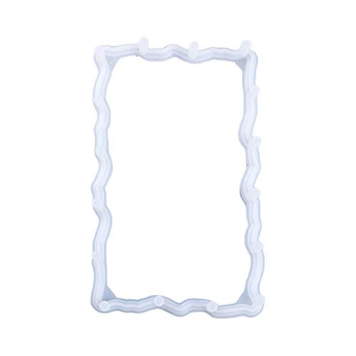 W-LOVE Crystal Epoxy Resin Mold Tray Holder Casting Silicone Mould DIY Crafts Fruit Plate Bracket Making Tool Silicone Mold Heart Dish