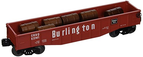 Williams By Bachmann Trains Gondola With Barrels - Burlington - O Scale