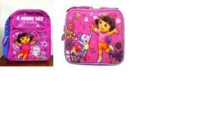 Dora 16' Backpack ' A Great Day to Explore! & Lunch Box - Licensed Product