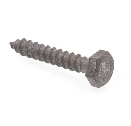 Hex Lag Screw 1/4in X 1-1/2in A307 Grade A Hot Dip Galvanized Steel 100PK
