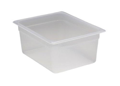 Cambro Food Pan, 1/2 Size, 6'' Deep, Translucent Polypropylene, Nsf
